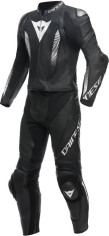 Combinezon Moto Piele Laguna Seca 5 2Pcs Black/Black/White 23