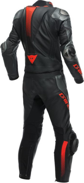 Combinezon Moto Piele Laguna Seca 5 2Pcs Black/Anthracite/Fluo-Red 23
