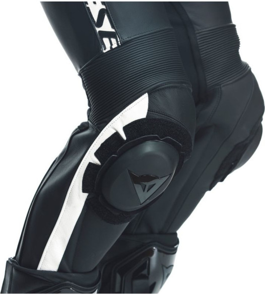 Combinezon Moto Piele Avro 4 2Pcs Black-Matt/Black-Matt/White 23