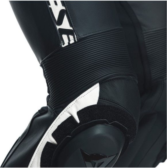 Combinezon Moto Piele Avro 4 2Pcs Black-Matt/Black-Matt/White 23