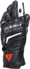 Manusi Moto Piele Dama Carbon 4 Long Black/Black/White 23
