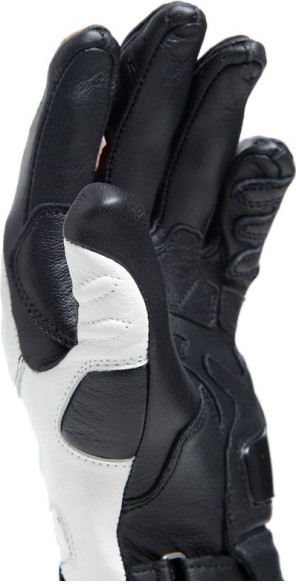 Manusi Moto Piele Dama Carbon 4 Long Black/White/Fluo-Red 23