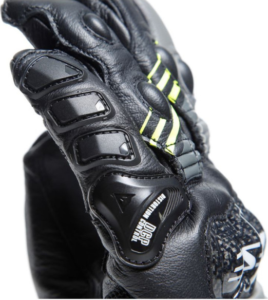 Manusi Moto Piele Druid 4 Black/Charcoal-Gray/Fluo-Yellow 23