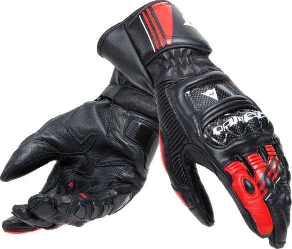 Manusi Moto Piele Druid 4 Black/Lava-Red/White 23