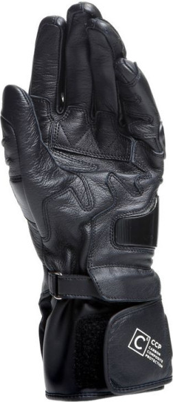 Manusi Moto Piele Carbon 4 Long Black/Black/Black 23