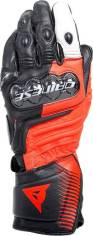 Manusi Moto Piele Carbon 4 Long Black/Fluo-Red/White 23