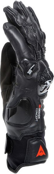 Manusi Moto Piele Carbon 4 Short Black/Black 23