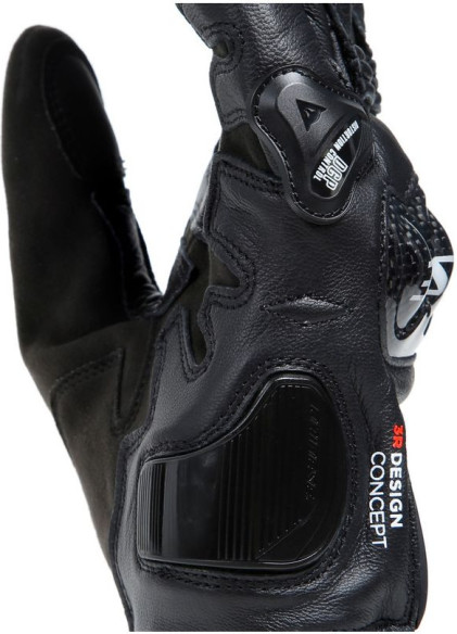 Manusi Moto Piele Carbon 4 Short Black/Black 23