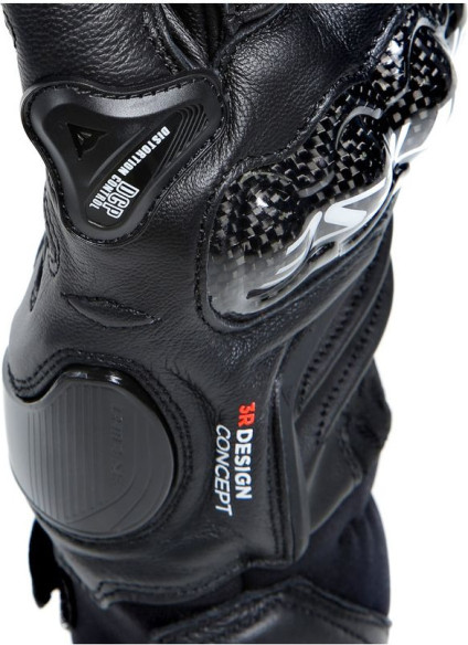 Manusi Moto Piele Carbon 4 Short Black/Black 23