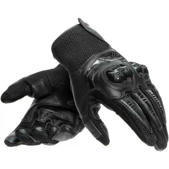 Manusi Moto Piele Mig 3 Unisex Black/Black 23