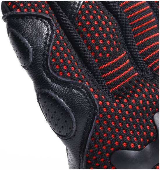 Manusi Moto Textile Unruly Ergo-Tek Black/Fluo-Red 23