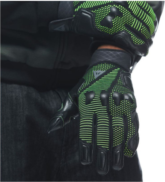 Manusi Moto Textile Unruly Ergo-Tek Anthracite/Acid-Green 23