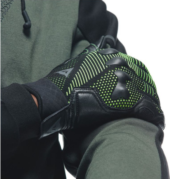 Manusi Moto Textile Unruly Ergo-Tek Anthracite/Acid-Green 23