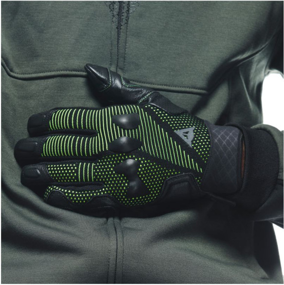 Manusi Moto Textile Unruly Ergo-Tek Anthracite/Acid-Green 23