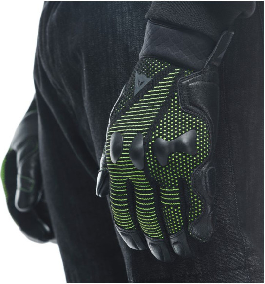 Manusi Moto Textile Unruly Ergo-Tek Anthracite/Acid-Green 23