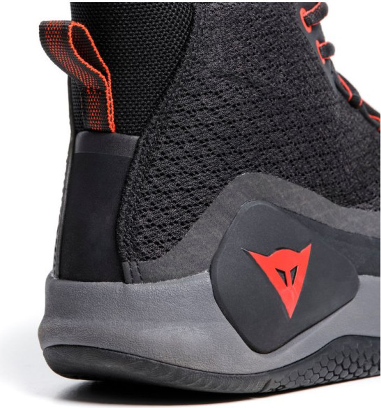 Ghete Moto Atipica Air 2 Black/Red-Fluo 23