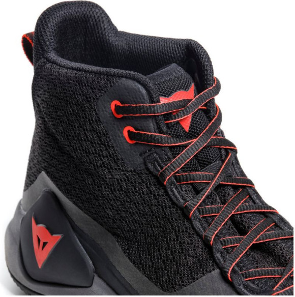 Ghete Moto Atipica Air 2 Black/Red-Fluo 23