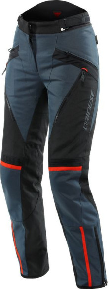 Pantaloni Moto Textili Dama Tempest 3 D-Dry Ebony/Black/Lava-Red 23