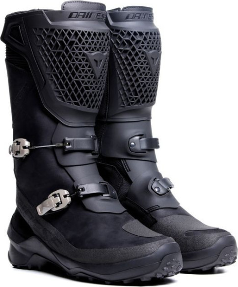 Cizme Moto Touring Seeker Gore-Tex Black/Army-Green 23