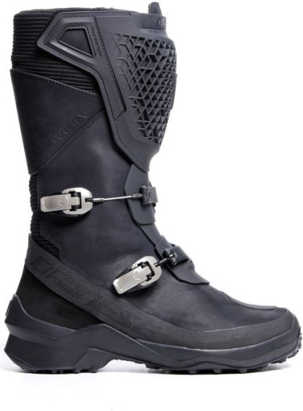 Cizme Moto Touring Seeker Gore-Tex Black/Army-Green 23