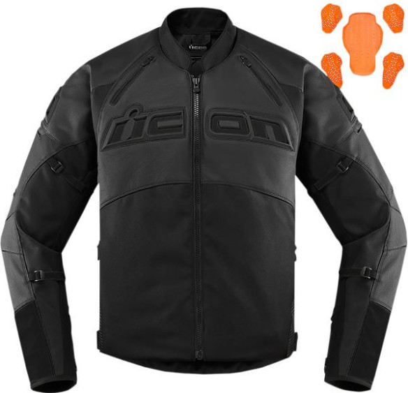 Geaca Moto Piele Contra2 Hi-Viz