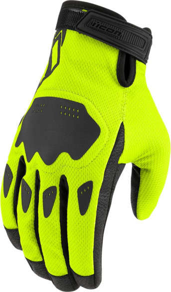 Manusi Moto Textile Hooligan Black/Hi-Vis