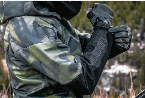 Geaca Moto Textila Airform Battlescar Green