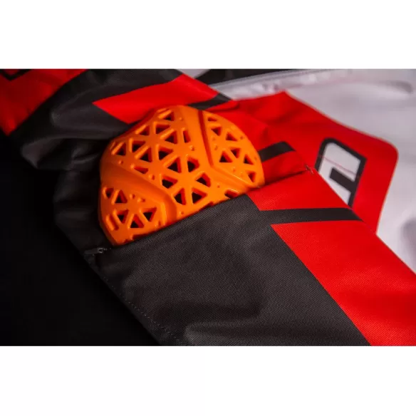 Geaca Moto Textila Airform Retro Red