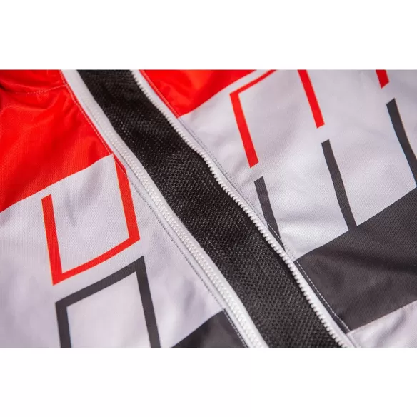 Geaca Moto Textila Airform Retro Red