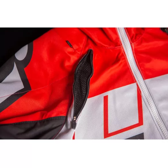 Geaca Moto Textila Airform Retro Red