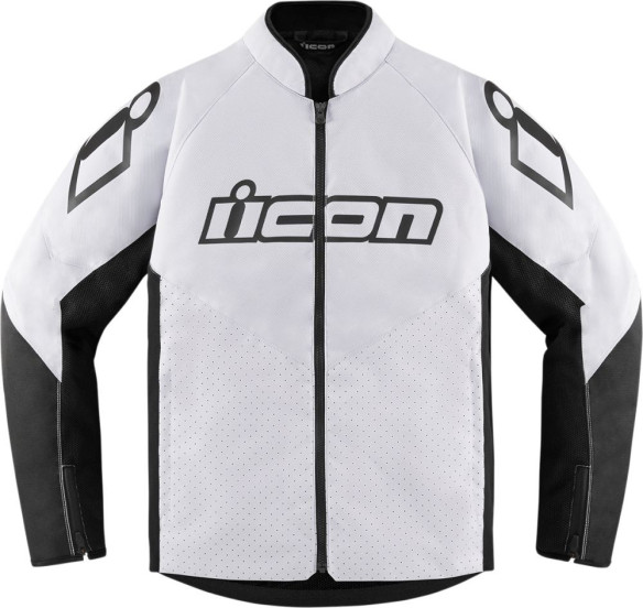 Geaca Moto Textila Hooligan White