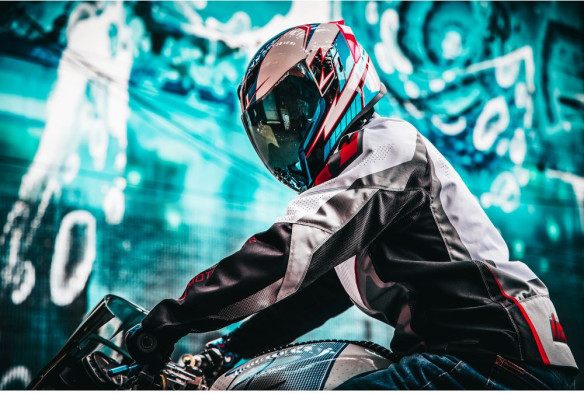 Geaca Moto Textila Hooligan U-Bolt Red