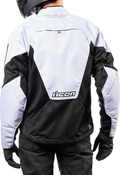 Geaca Moto Textila Mesh AF White