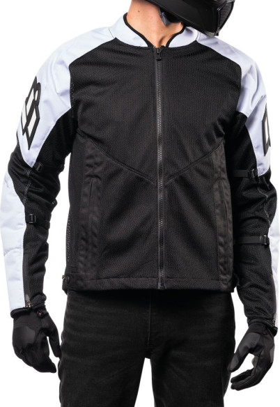 Geaca Moto Textila Mesh AF White