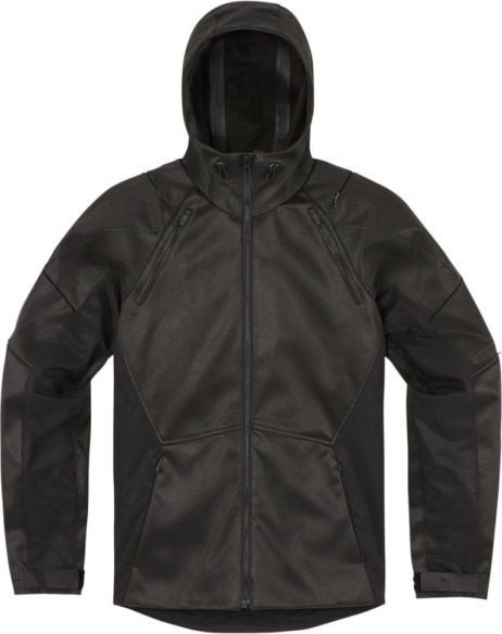 Geaca Moto Piele SynthHawk Black