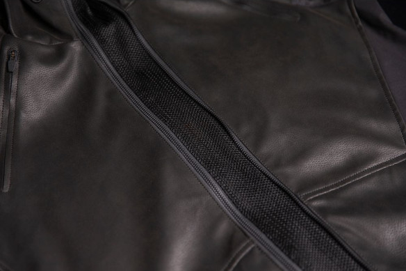 Geaca Moto Piele SynthHawk Black
