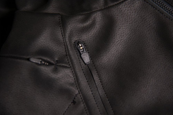 Geaca Moto Piele SynthHawk Black