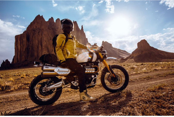 Geaca Moto Textila Stormhawk Waterproof Tan