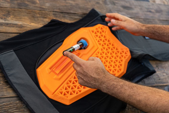 Protectie Spate D3O Level 2 Compatibile Airbag Vest Orange