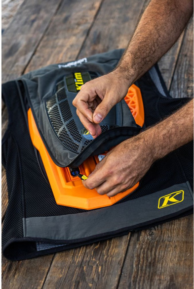 Protectie Spate D3O Level 2 Compatibile Airbag Vest Orange