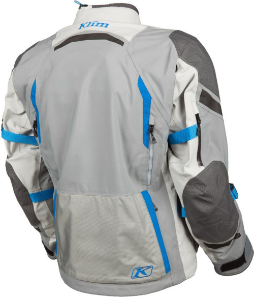 Geaca Moto Textila Badlands Pro TALL Cool Gray/Electric Blue Lemonade