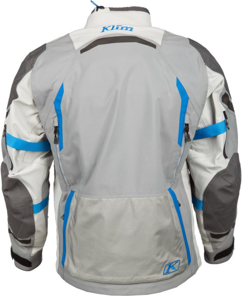Geaca Moto Textila Badlands Pro TALL Cool Gray/Electric Blue Lemonade