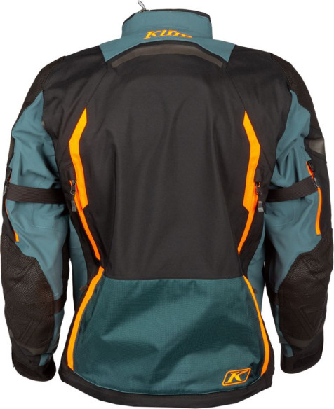 Geaca Moto Textila Badlands Pro TALL Petrol/Strike Orange