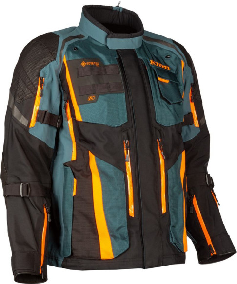 Geaca Moto Textila Badlands Pro TALL Petrol/Strike Orange