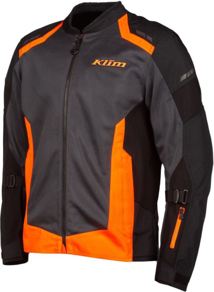 Geaca Moto Textila Induction Black/Strike Orange