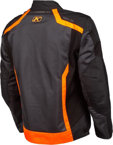Geaca Moto Textila Induction Black/Strike Orange
