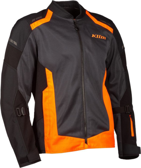 Geaca Moto Textila Induction Black/Strike Orange