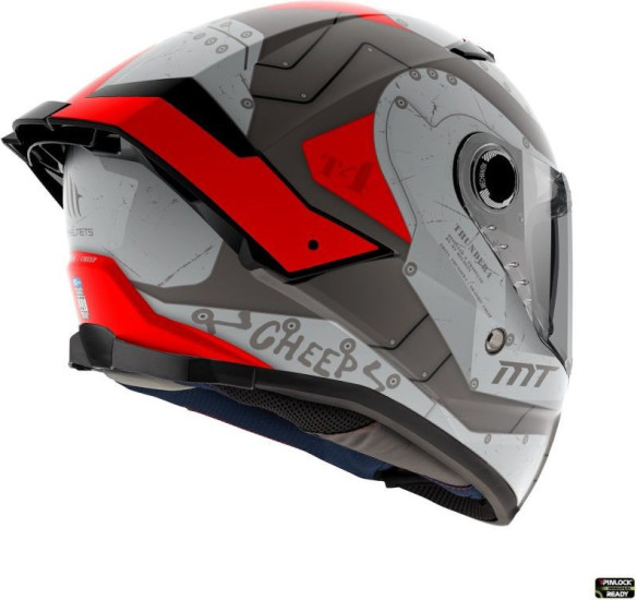 Casca Moto Full-Face Thunder 4 SV Cheep B5 Rosu Mat