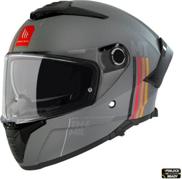 Casca Moto Full-Face Thunder 4 SV Mil C2 Gri Mat
