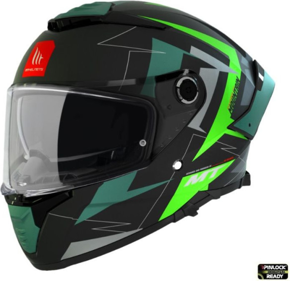 Casca Moto Full-Face Thunder 4 SV Mountain B6 Verde Mat